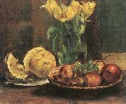 Lovis Corinth, Stillleben mit gelben Tulpen